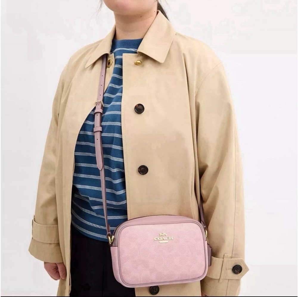 Coach Powder Pink Mini Jamie Camera Bag - Picture 3 of 3